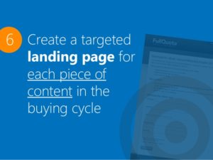 create targeted landing pages